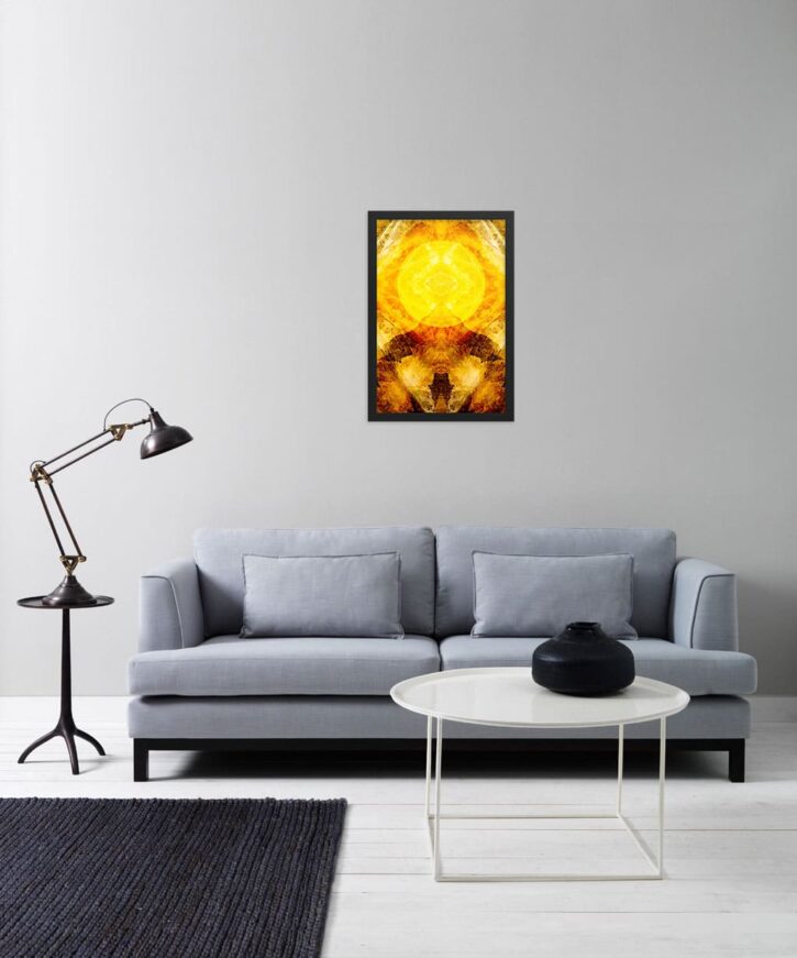 Framed Print - the sun - surrealismtoday