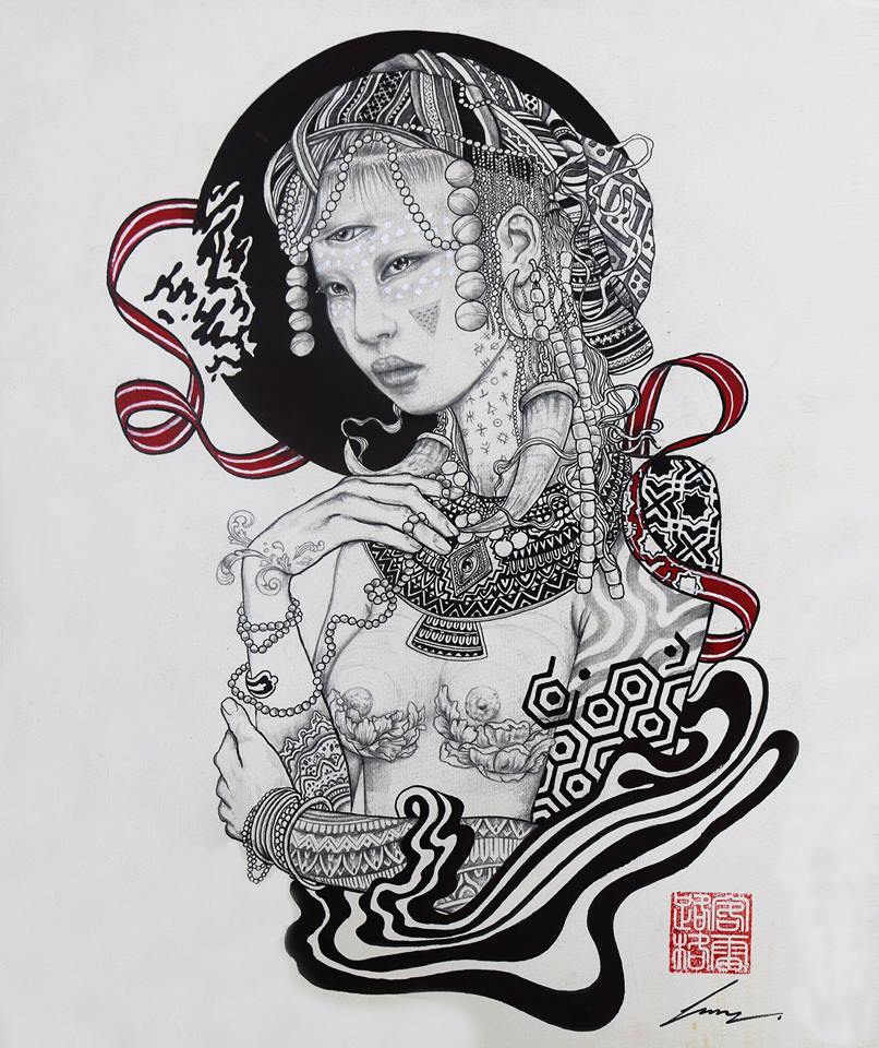 Guizhou Girl - By Luke Gray