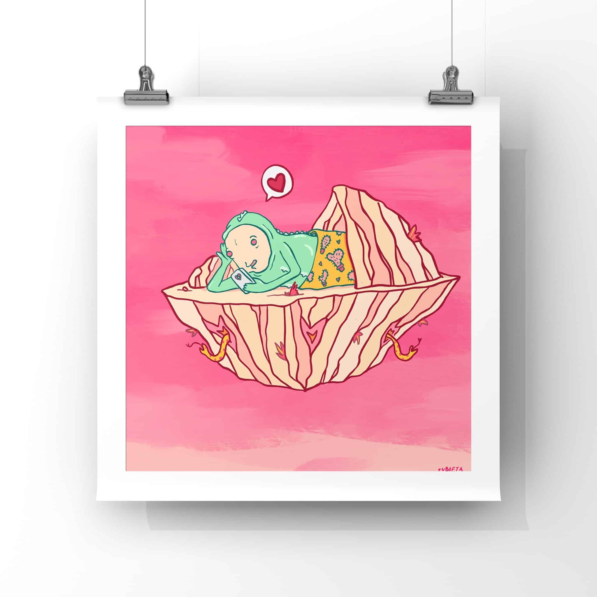 "Love Canyon" art by Marta Zubieta
